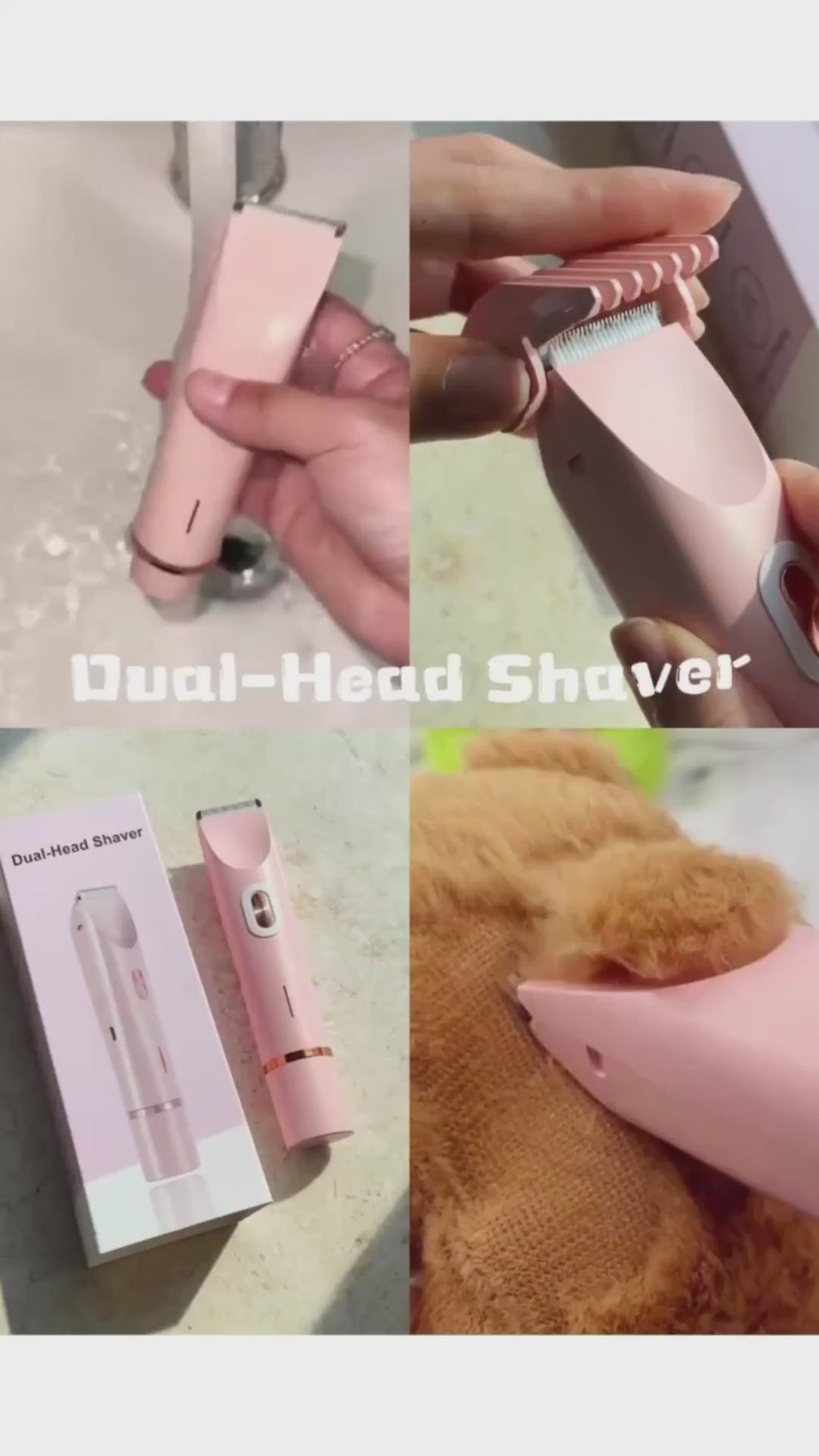 2-in-1 Electric Shaver Women's Double-headed Shaving